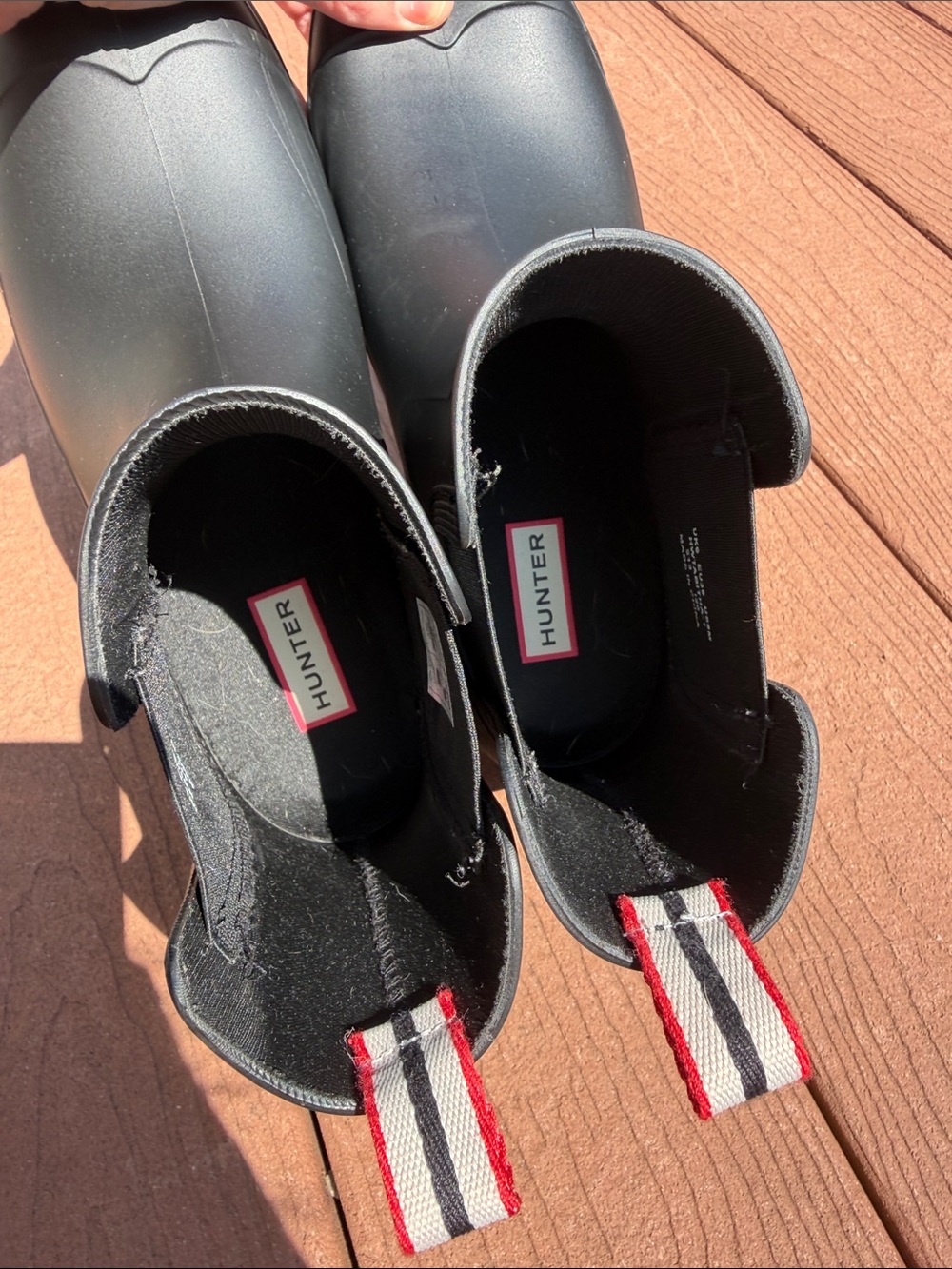 Hunter Women’s Black Short Rain Boots Play EUC - Picture 6 of 7